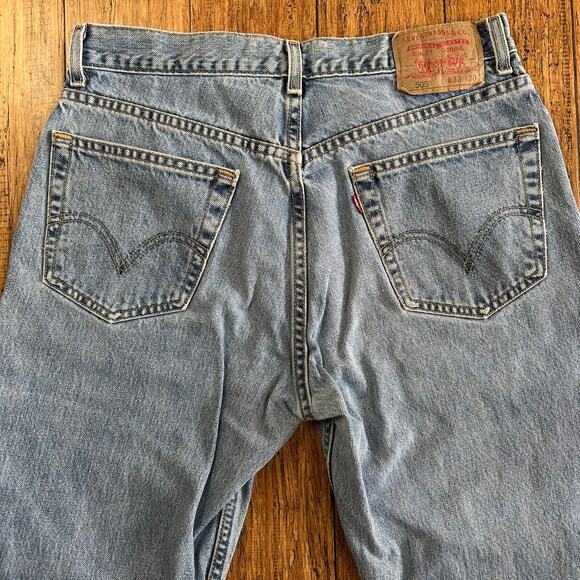 LEVIS 505 Regular Fit High Waisted Jeans Mens Womens 4891 33X30 EUC - Picture 6 of 9